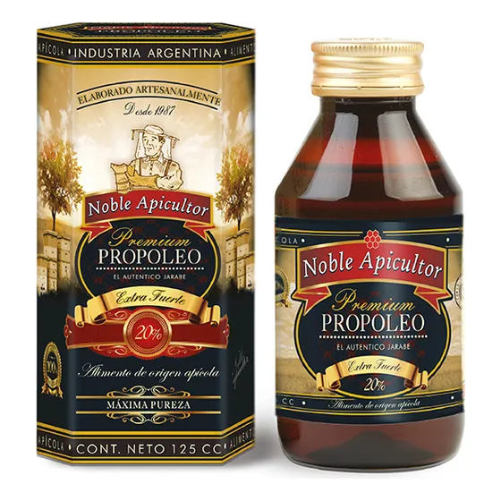Propoleo Premium Noble Apicultor Bebible 20% Zinc 125ml
