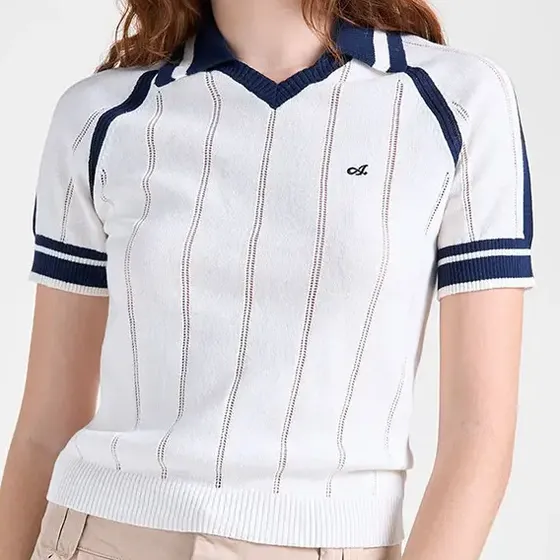 Polo Tejida Para Mujer Crudo Novi