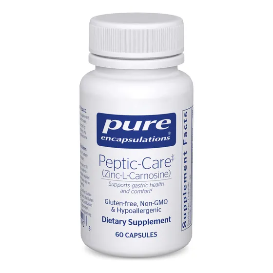 Suplemento Pure Encapsulations Peptic-care Con Zinc-l-carnos