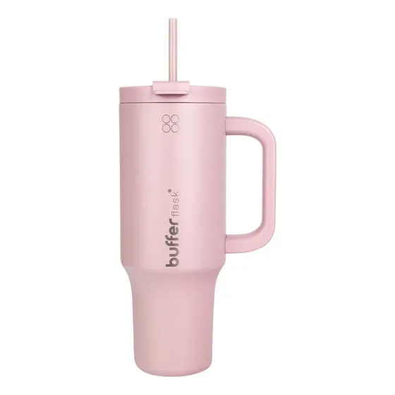 Vaso Termico Frio y Calor Termo Mug Buffer 1200Lt Inoxidable Velvet Pink | Cuotas sin interés