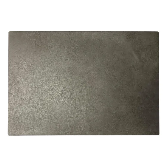 Individual Simil Cuero Laminado 30 X 45 Cm - Colores Color Gris