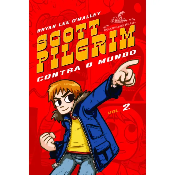 Scott Pilgrim contra o mundo, vol.2, de O'Malley, Bryan Lee. Editorial Quadrinhos na Cia, capa mole em português, 2010