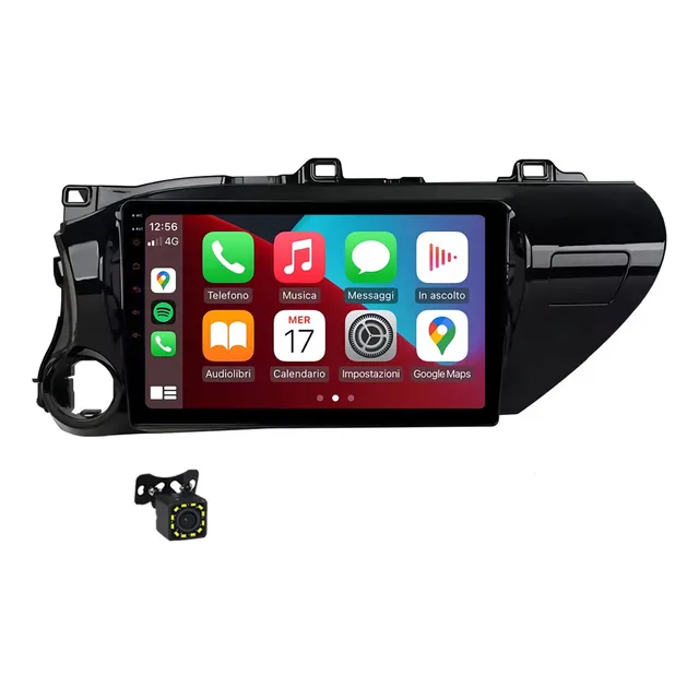 Radio Android 2g+32g Para Toyota Hilux Carplay 2016-2022