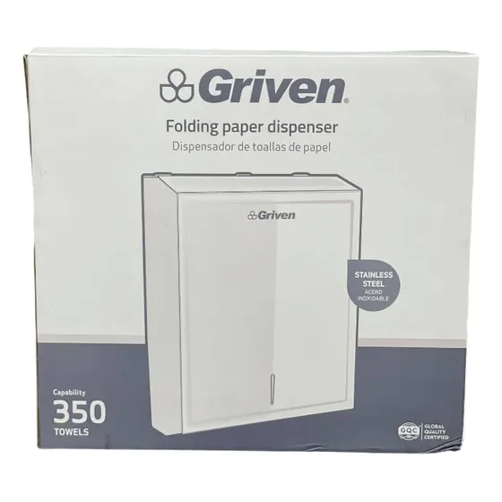 Dispensador De Papel Toalla  9  Acero Inox Griven 8-812