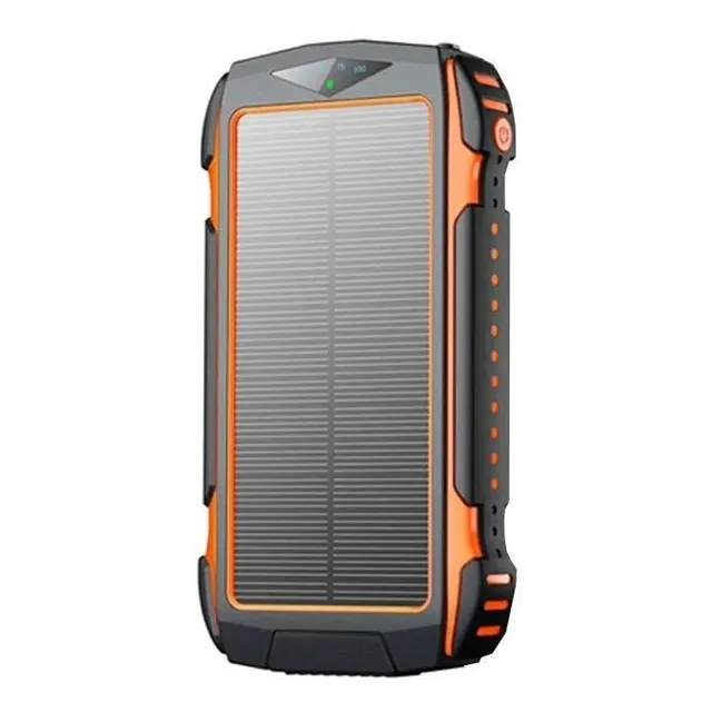 Cargador Solar 24000mah Bateria Externa Power Bank Luz Led