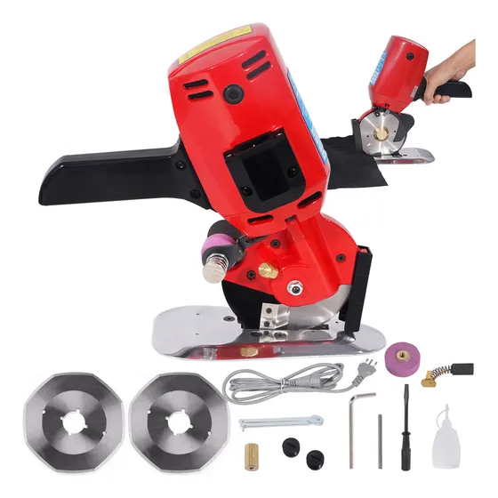 Máquina De Cortar Tecidos 4.33 Polegadas Rsd-100 300w Mecolour Vermelho 220v