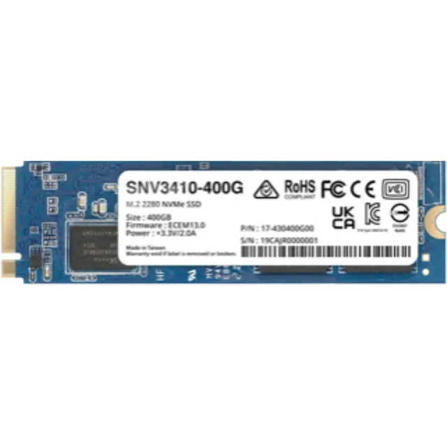 Ssd 400gb Nvme M.2 2280, Diseñada Para Synology Nas Con