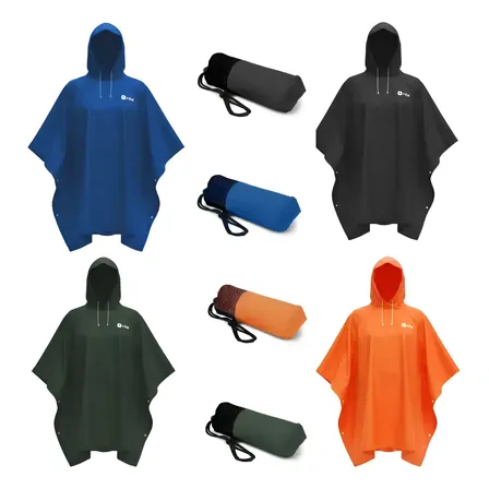 Capa De Chuva Poncho Compacto Impermeável Ntk Resistente
