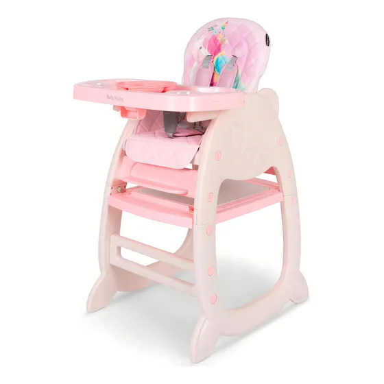 Babby Happy Fiesta Silla 3 En 1 Verde Color Rosa Claro New