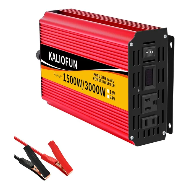 Inversor De Corriente 12v 3000w 110v Onda Senoidal Pura
