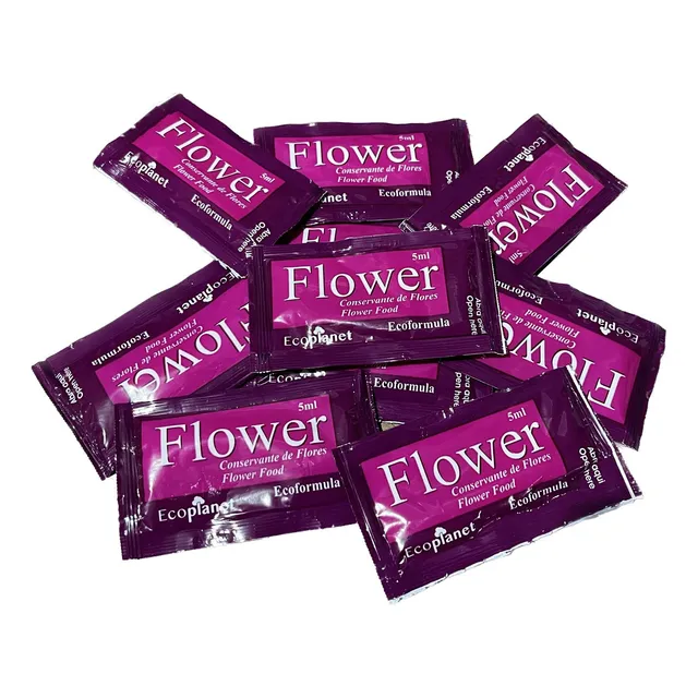 100 Unidades D Sache Conservante Para Flores Cortadas Flower