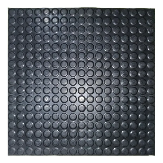 Láminas De Goma Piso De Botones Pvc