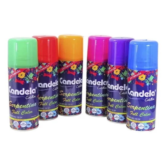 Serpentinas Surt. Colores Candela
