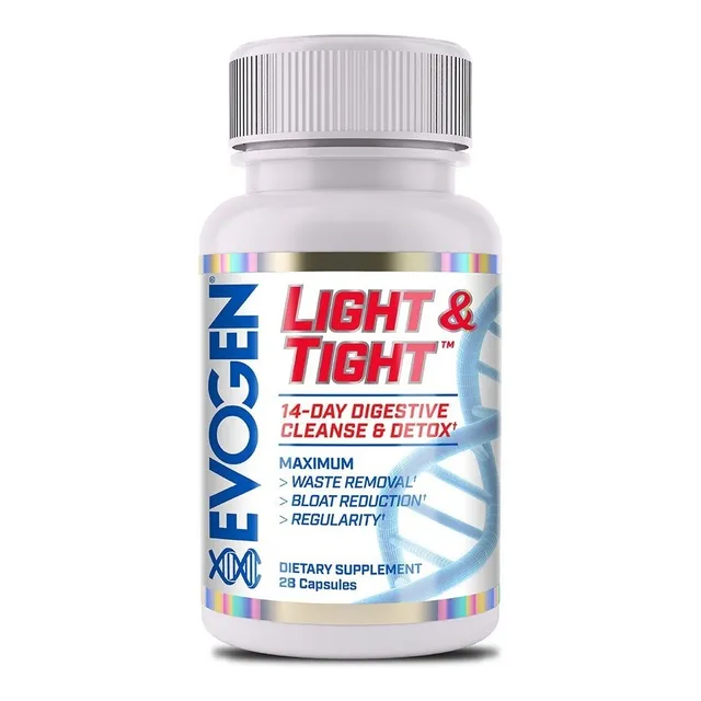 Evogen Light & Tight 28 Cápsulas Clean Detox 14 Dias Sabor Sin Sabor