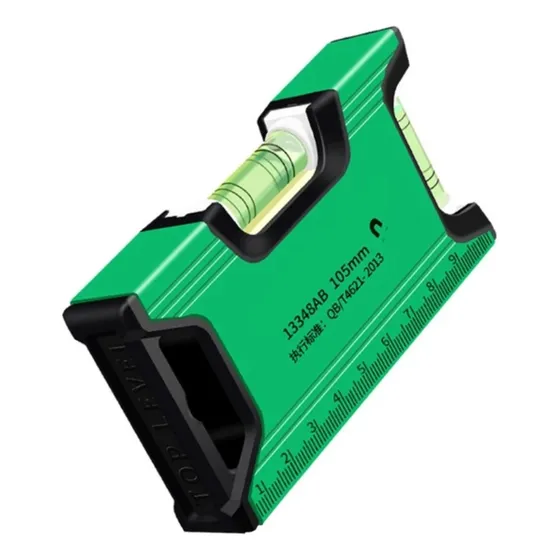 Mini Nivel De  Burbuja Bolsillo Magnético Espíritu 105mm