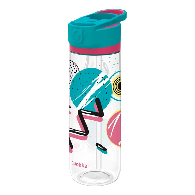Botella De Agua Deportiva 830ml De Tritan Liviana Quokka Color Celeste