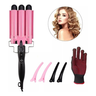 Tenaza Rizadora De Cabello Para 3tubos,temperatura Ajustable Tenaza Rizadora De Cabello Para 3tubos,temperatura Ajustable