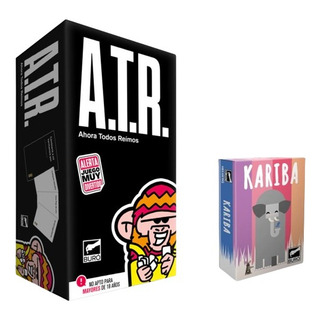 Atr + Kariba Combo Juego De Cartas Humor Previas Familiar Atr + Kariba Combo Juego De Cartas Humor Previas Familiar