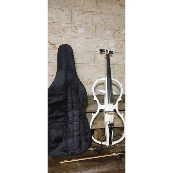 Violonchelo Eléctrico 4/4 Cecilio Forro, Arco Y Audifonos