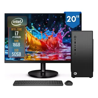 ゲーミングPC　Core i7 4770搭載マシン フルセット　⑥ Core i7 14700 & RTX5060Ti】KGI7-64G60T16G【動画配信向けモデル