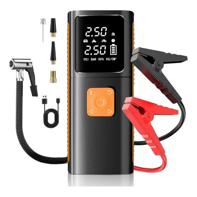 Arrancador De Batería Coche  15800mah Powerbank Portatil