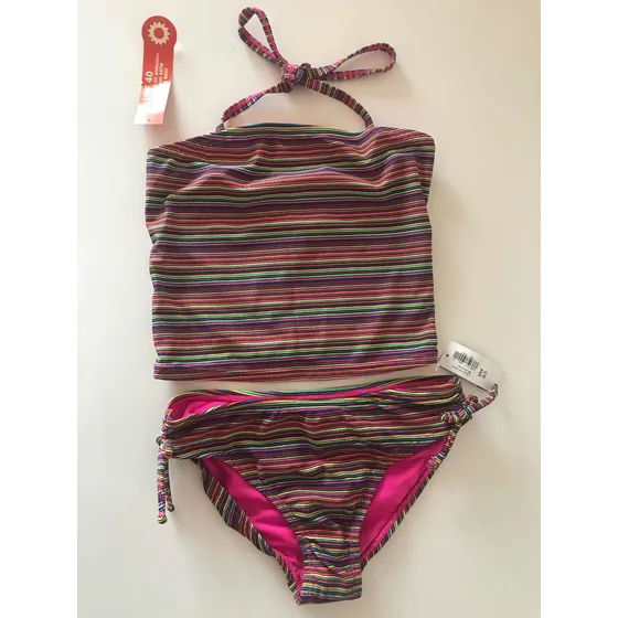 Traje De Baño 2 Pza Niña Talla 6/7 Old Navy Nuevo Uv40