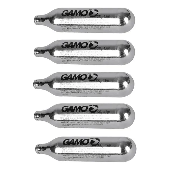 Pack X5 Cilindro Co2 12g Armas Airsoft Barriles A Comprimido