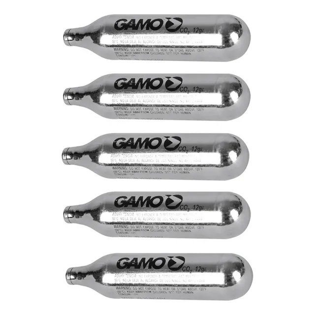 Pack X5 Cilindro Co2 12g Armas Airsoft Barriles A Comprimido