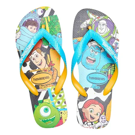Chinelo Masc/femi Disney Stylish Com Tiras Largas Havaianas