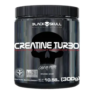 Creatina Turbo Black Skull Pote 300g Creatine Caveira Preta Creatina Turbo Black Skull Pote 300g Creatine Caveira Preta