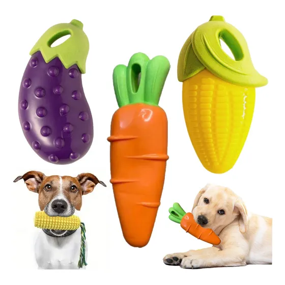 Brinquedo Mordedor Super Resistente Cenoura Para Cães Pet