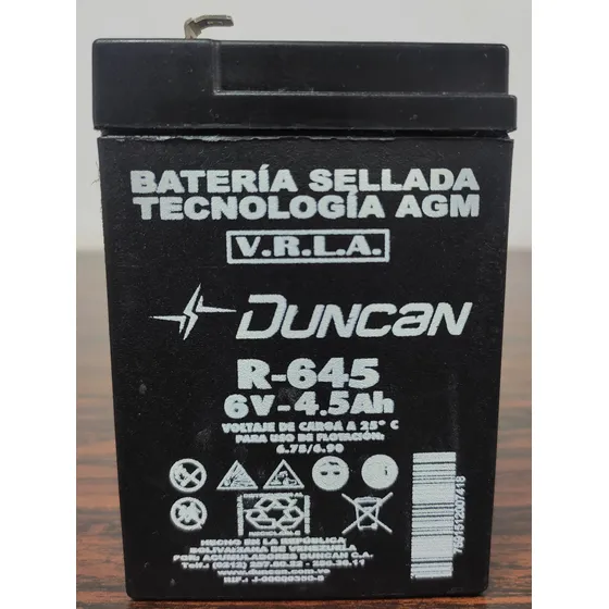 Bateria R- 645 (6v - 4,5ah)
