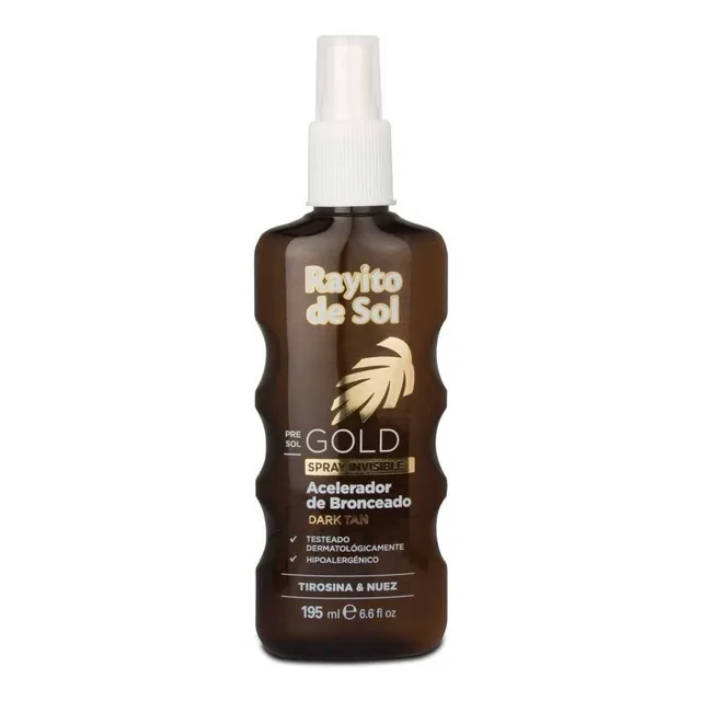 Spray Acelerador De Bronceado Rayito De Sol Gold 195ml