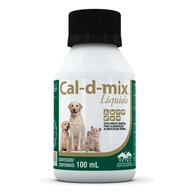 Suplemento líquido Cald-d-Mix Vetnil 100 ml para perros y gatos
