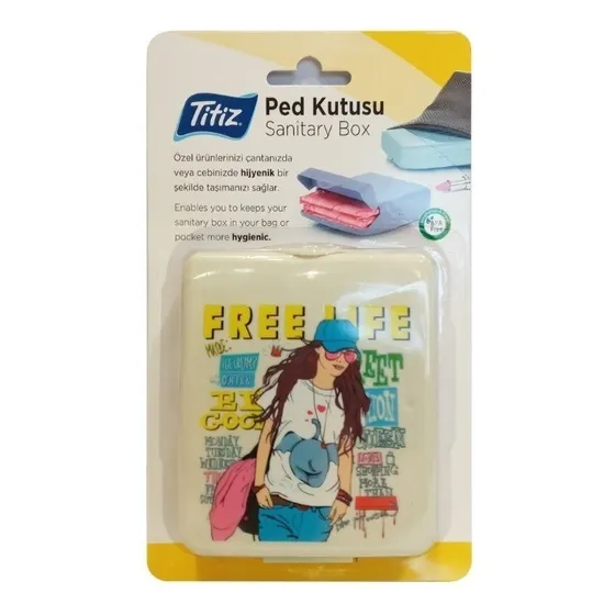 Caja Porta Toallas Sanitarias Mujer Titiz ®