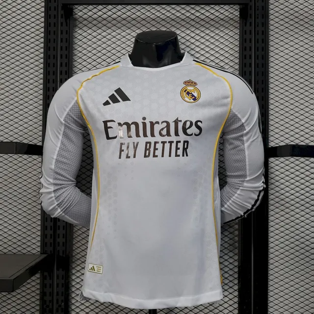 Camiseta Real Madrid 25/26 - Manga Larga