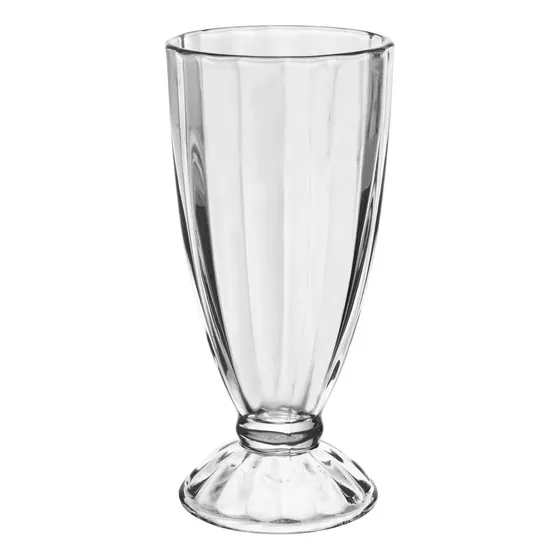 Taça De Sobremesa Em Vidro Para Sorvete Milkshake 350ml