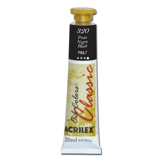 Pintura Al Óleo Acrilex Pomos De 20ml Para Uso En Bastidores