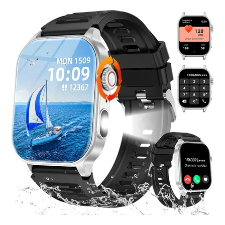Relógio Smartwatch Digital Original Bluetooth Homem Feminino