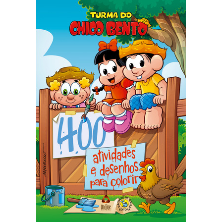 Turma Do Chico Bento Livro 400 Atividades E Desenhos Para Colorir Turma Do Chico Bento Livro 400 Atividades E Desenhos Para Colorir