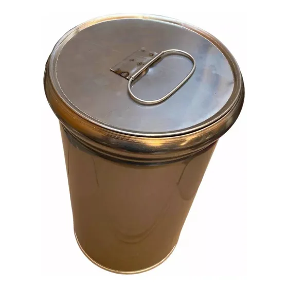 Bote Nevero 10 Litros Acero Inoxidable Gris