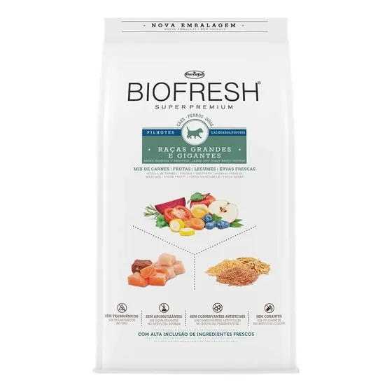Alimento Biofresh Super Premium para perro cachorro de raza grande y gigante sabor mix de 15 kg | Cuotas sin interés