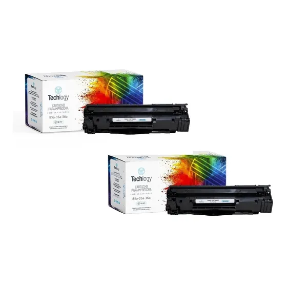 Toner Compatible Techlogy 2 Pack 85a 35a 36a 1102w 