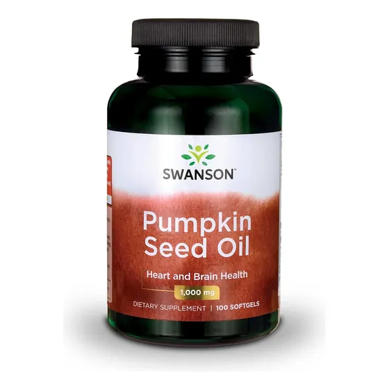 Aceite De Semillas De Calabaza 1000 Mg 100 Capsulas Swanson