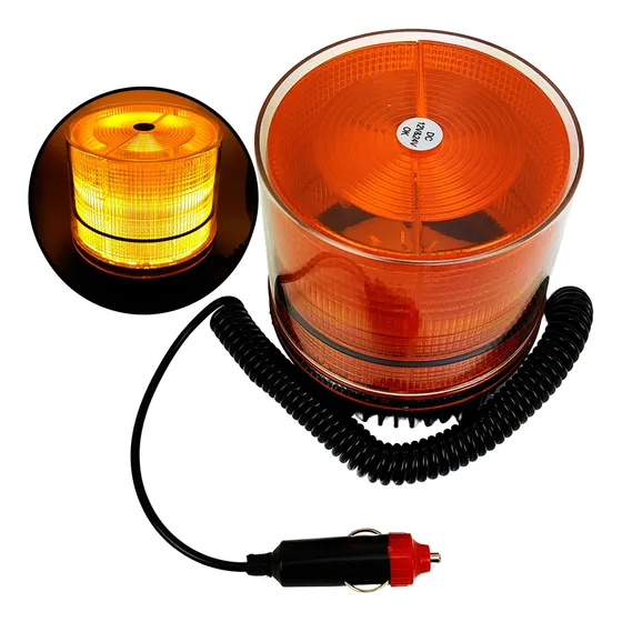 Giroflex Led Com Imã Luz Emergência Para Carro Moto 12v 24v Cor Amarelo
