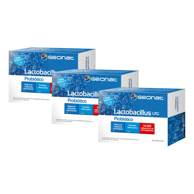 Lactobacillus X30 Cápsulas - Geonat Vegano X3