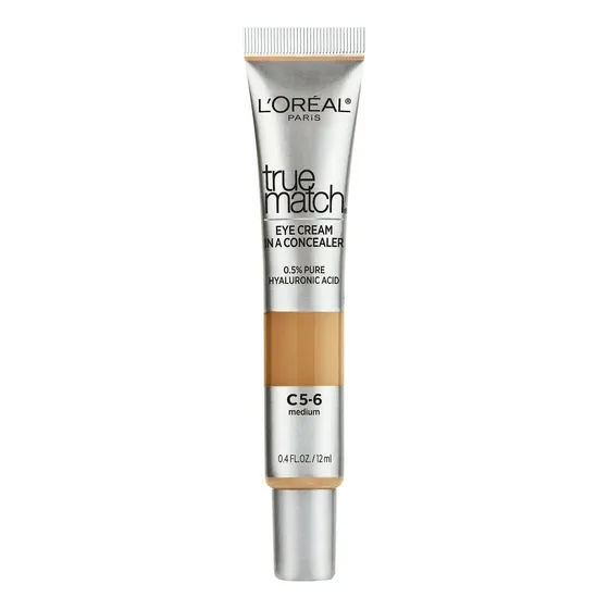 Crema para ojos Loreal True Match en corrector C5-6 de tono medio