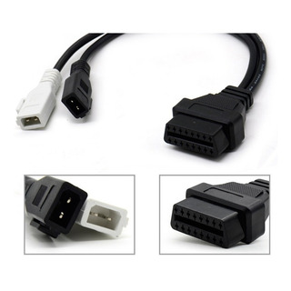 Cabo Audi 2p + 2p Para Adaptar Em Scanner Automotivo Obd2 Cabo Audi 2p + 2p Para Adaptar Em Scanner Automotivo Obd2
