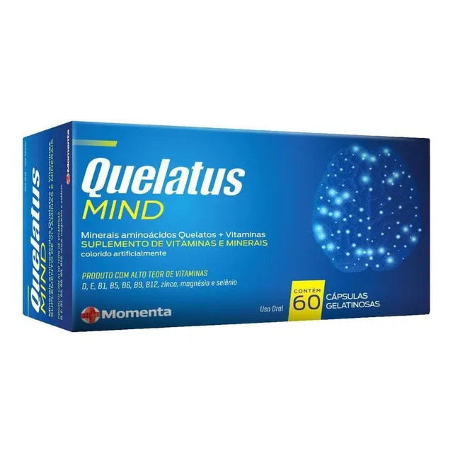 Quelatus Mind Com 60 Cápsulas