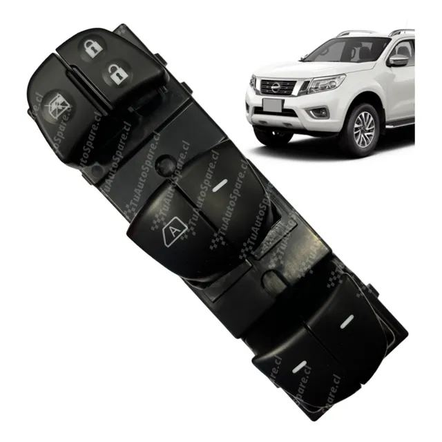 Botonera Alzavidrio Nissan Np300 2015-2020, Piloto
